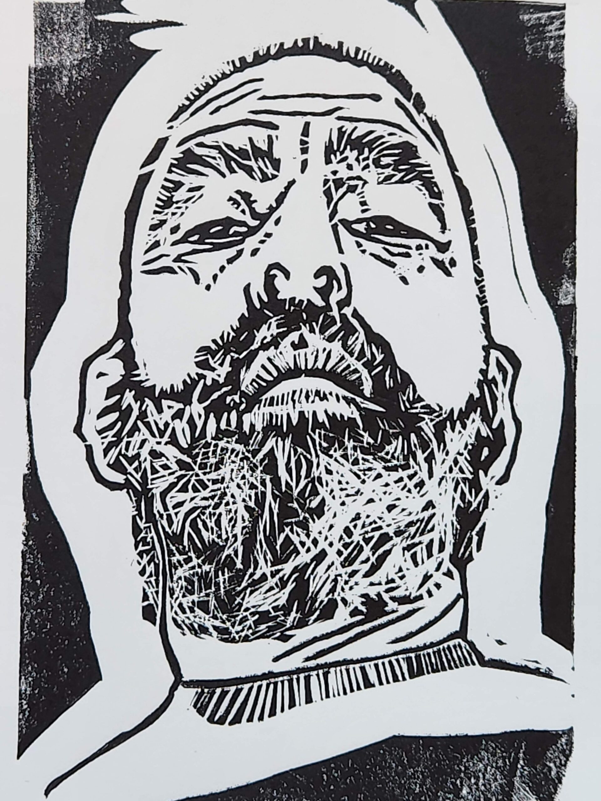 Art Recycling Wood Textiles Artisan Kintsugi Upcycling Shibori, Linoleum Block Print selfie