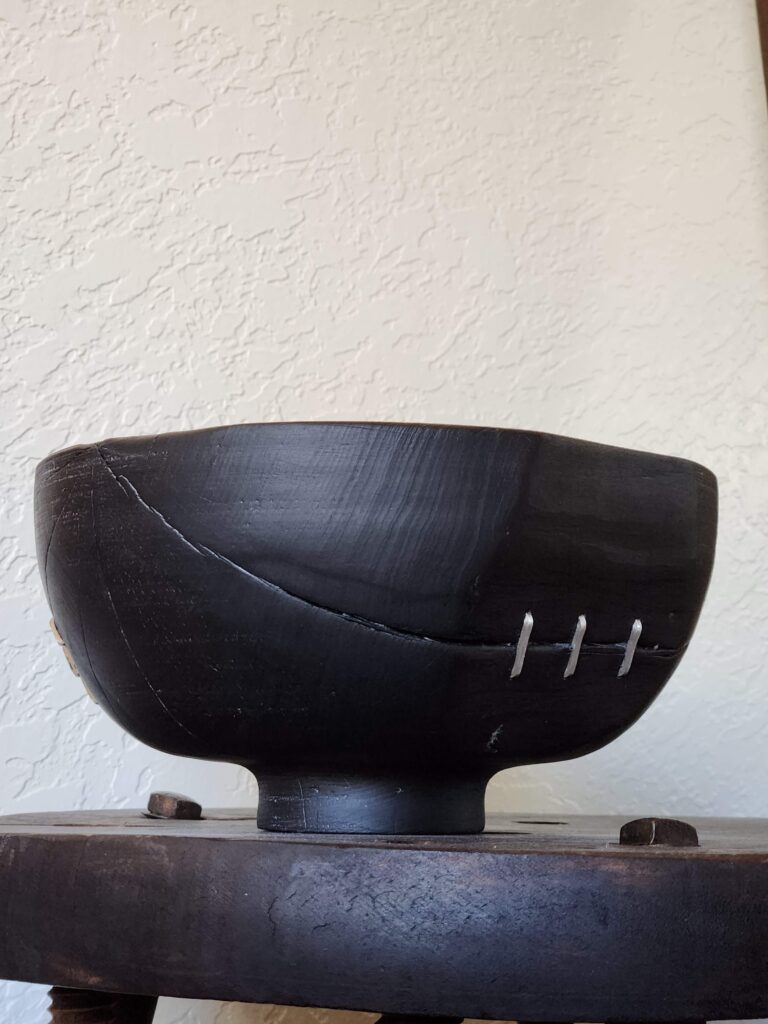 wood turning bowl juniper pine