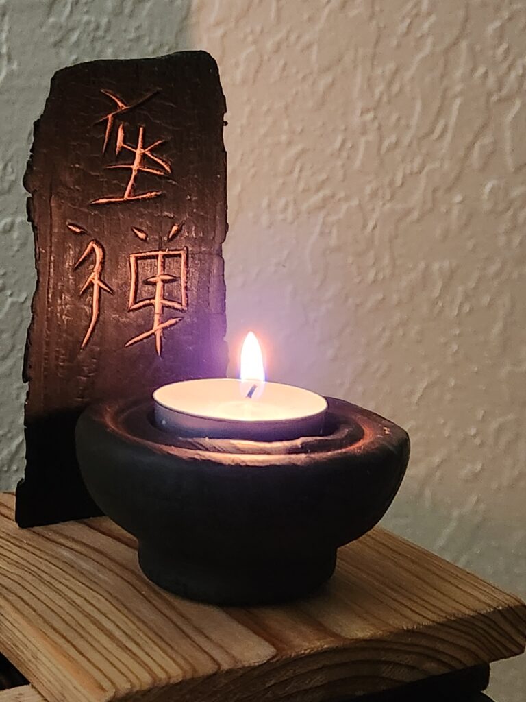 Za Zen meditation wooden box