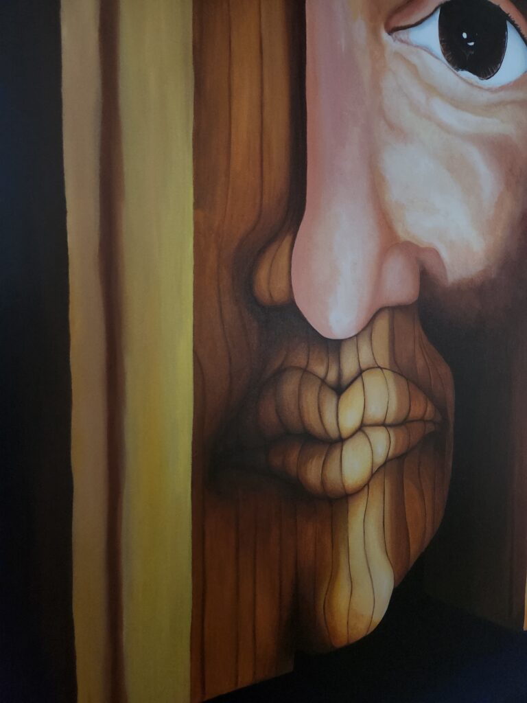 Nunca sonríen Acrilico sobre tela Acrylic on canvas
