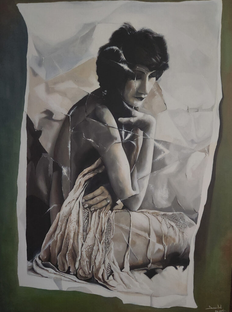 Fine art painting acrilic on canvas
